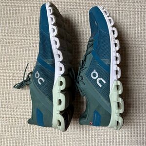 On Running Teal and Aqua Sneakers